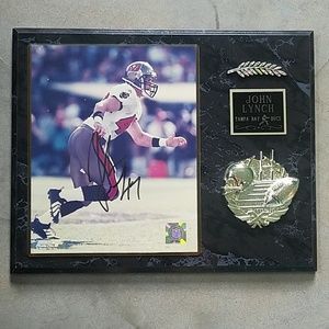 NFL John Lynch Tampa Bay Autograph Photo Plaque
